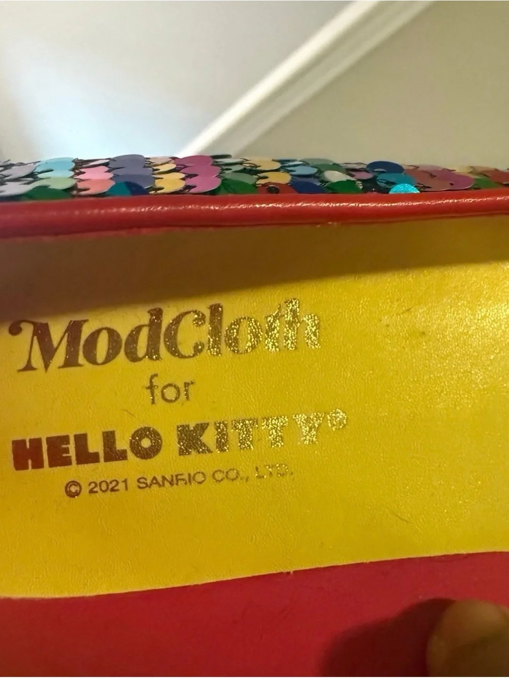 Modcloth x Hello Kitty Rainbow Sequin flats in US size 7 / 38